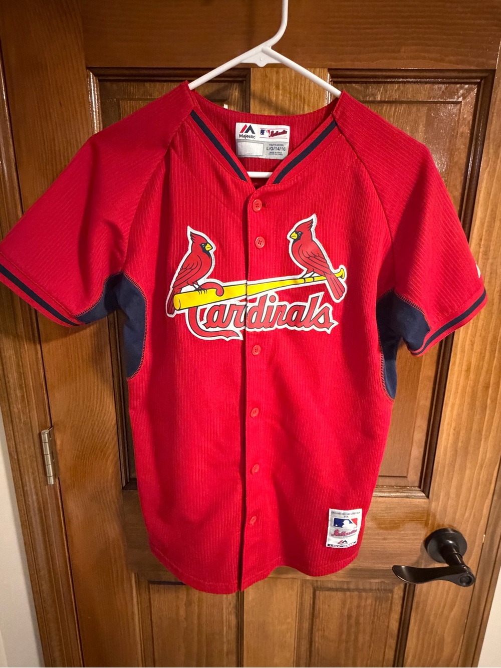 Majestic St. Louis Cardinals Kids Molina Red Baseball Jersey